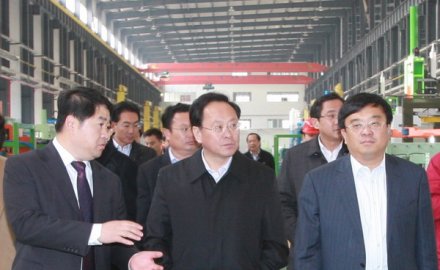 副市长胡绍军到6686官方官网装备产业园调研